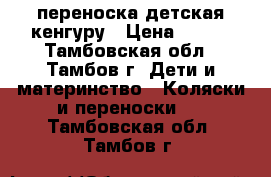 переноска детская кенгуру › Цена ­ 500 - Тамбовская обл., Тамбов г. Дети и материнство » Коляски и переноски   . Тамбовская обл.,Тамбов г.